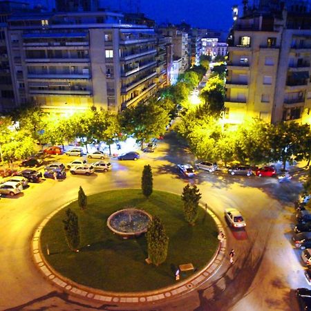 Ferienwohnung Antigonidon Skyline View Penthouse Thessaloniki Exterior foto
