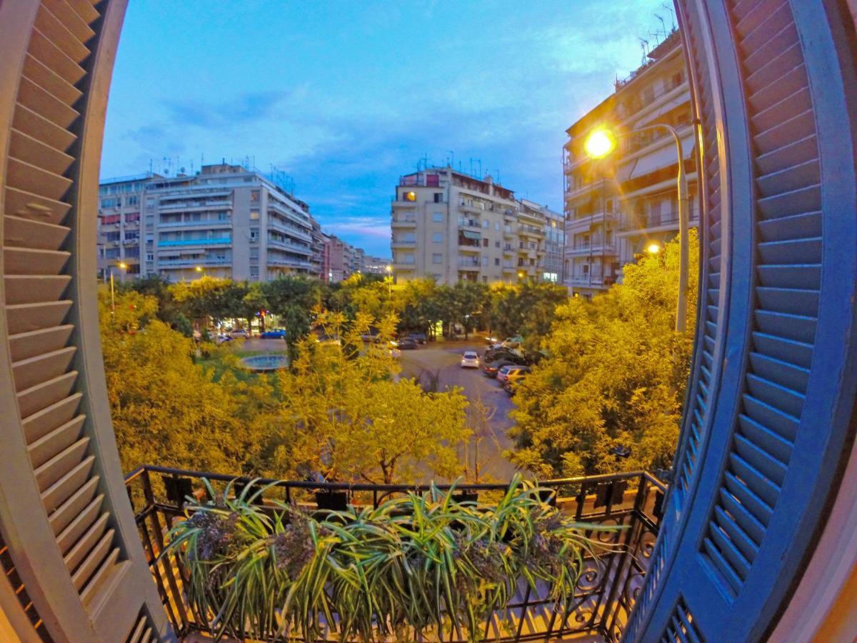 Ferienwohnung Antigonidon Skyline View Penthouse Thessaloniki Exterior foto