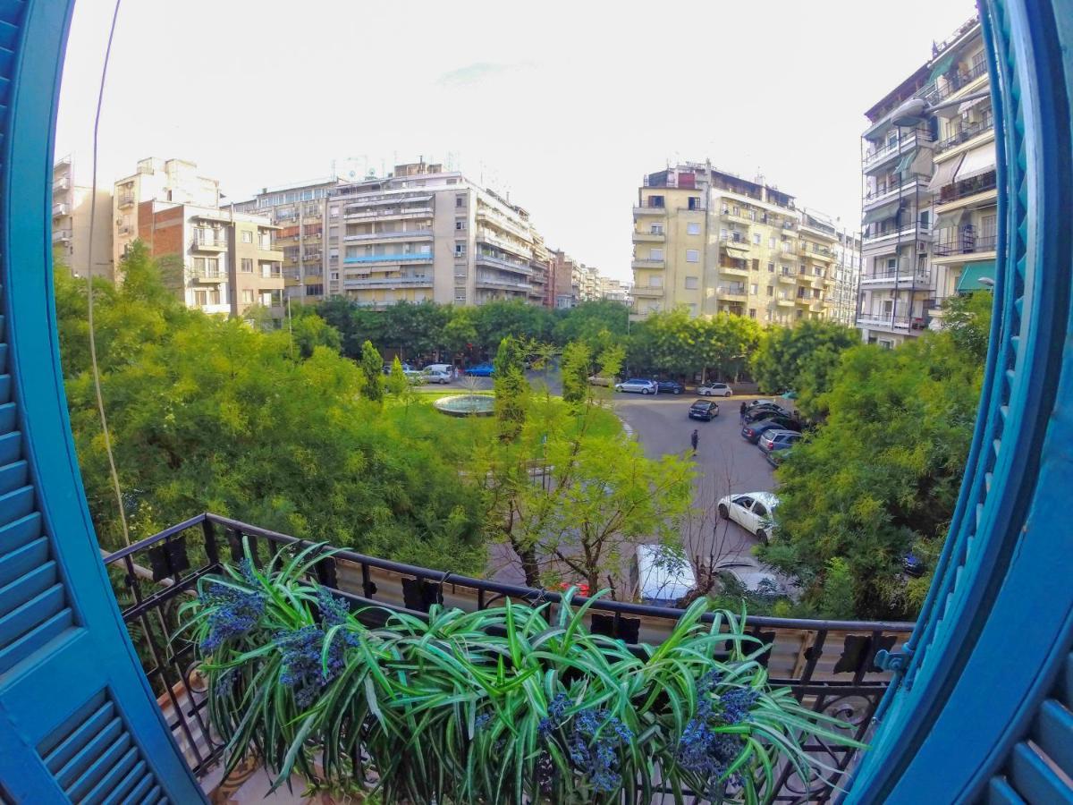 Ferienwohnung Antigonidon Skyline View Penthouse Thessaloniki Exterior foto