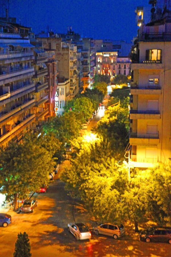 Ferienwohnung Antigonidon Skyline View Penthouse Thessaloniki Exterior foto